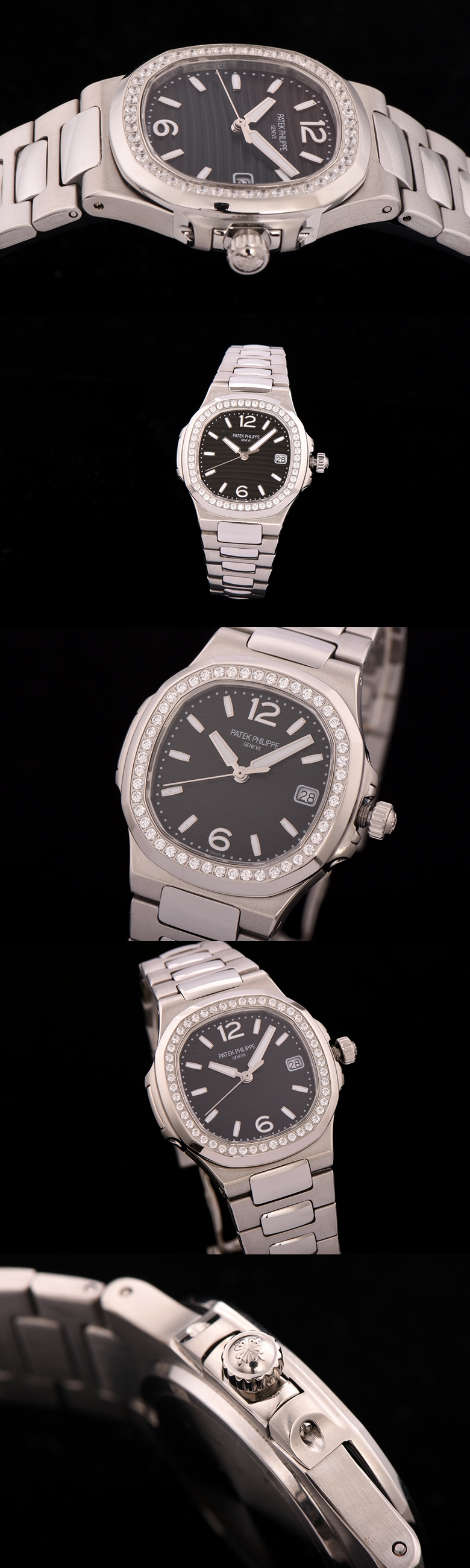 파텍필립 여성용 노틸러스-32 쿼츠 34mm 70111